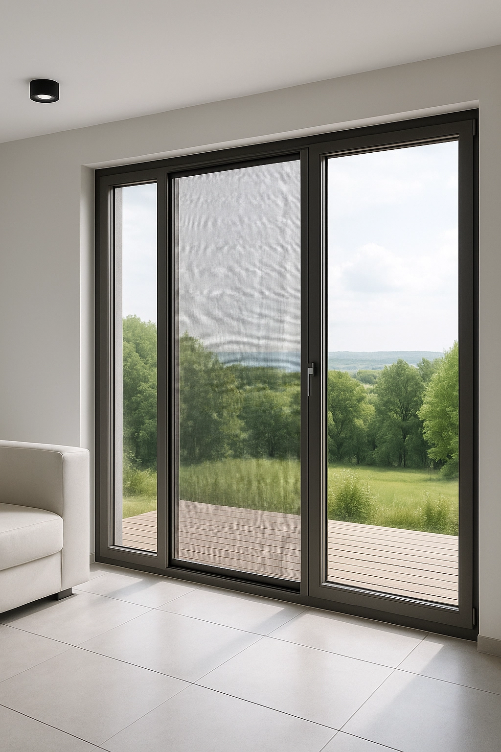 Bewegliches Fliegengitter für Türen